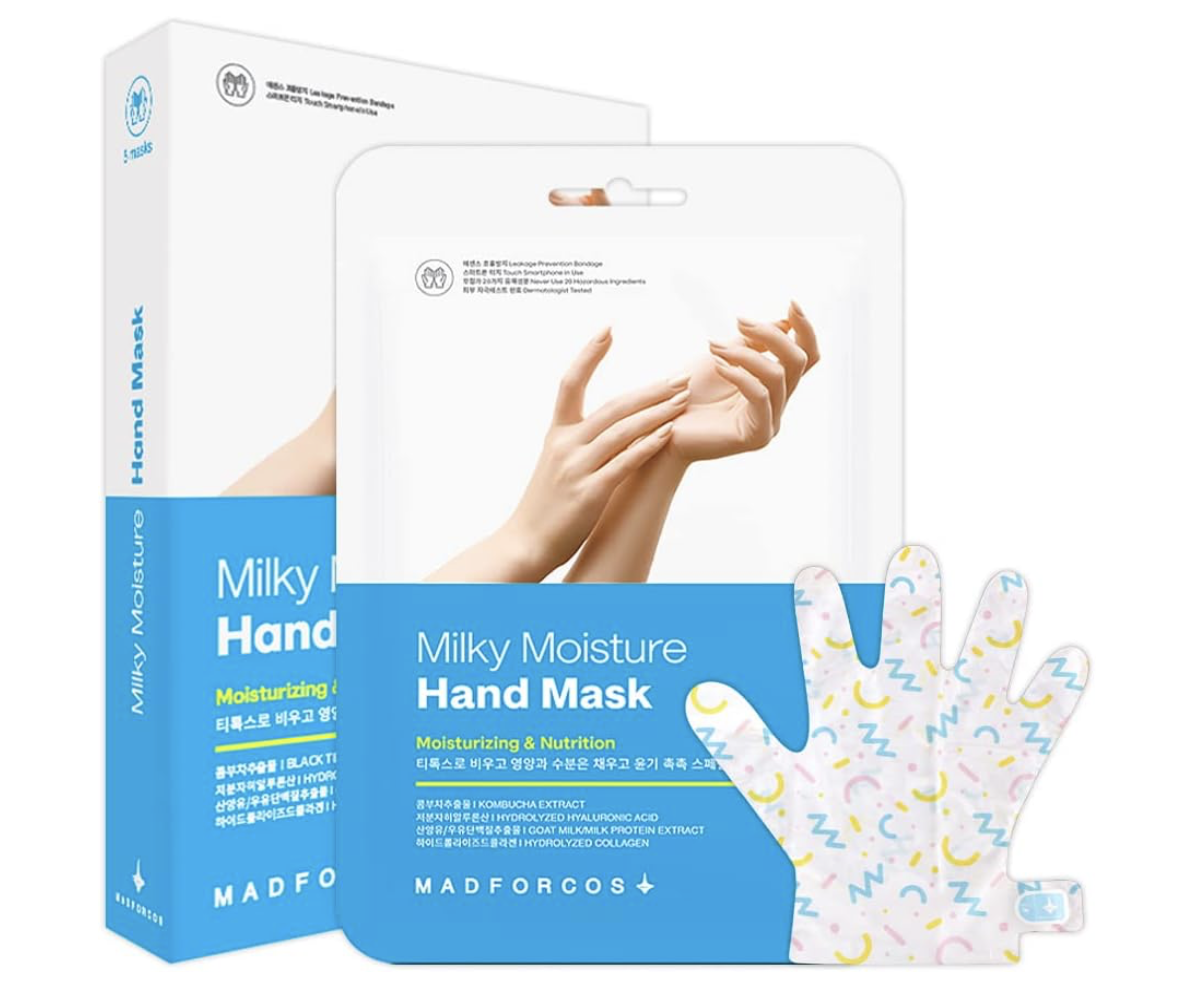 MADFORCOS MA903 MILKY MOISTURE HAND MASK (5PCS)